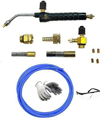 Digital Craft Soldering Torch with 2 Nozzle, Can Be used with 2 / 5 / 12 Kg LPG Cylinder Flambe Torch & Mould Set