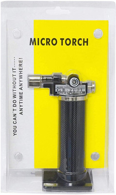 Morris Gas Micro Torch Hot Jet Flame Refillable Gold Silver Brazing Soldering Torch(Black, 15 cm)
