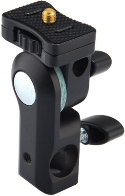 SUPERNIC AD-E2 Flash Holder Metal Bracket | 1/4 Inch Screw Umbrella Mount for AD200 Flash(Black)