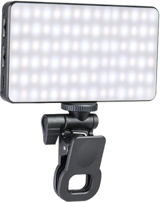 Techzere Portable Selfie Fill Light Video Conference Lighting Flash(Cold&Natural&Warm + Blinking Function Also For Each Colour)