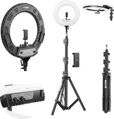 DIGITEK (DRL-18H C) Professional 46 CM (18 inch) Ring Flash(White, Black)