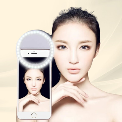 SANNO WORLD Fashion Model Ring Light – 3 Light Modes Ring Flash(White)