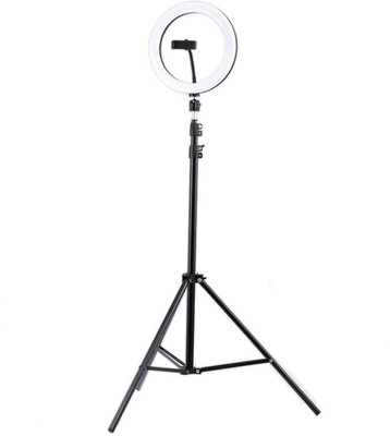OneXsale Ring Light photo studio portable photography10 inch with 7 feet Tripod Stand Ring Flash(White)