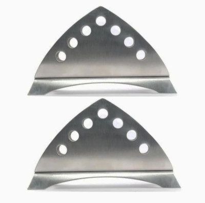 Fably 2 Compartments steel Stainless Steel Super Product Napkin Holder(Silver)