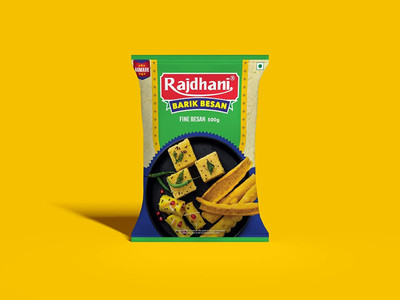 Rajdhani BARIK BESAN 500GRAMS PACK OF 1(0.5 kg)