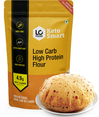 Lo! Foods High Protein Flour | 8 Gms Protein Per Roti | Low Carb Keto Friendly Atta(1 kg)