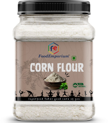 FoodEmporium Cornflour Powder | Corn Flour Powder | Corn Starch Powder | (JAR PACK)(225 g)