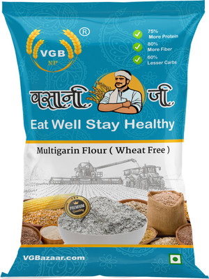 VGBNP Netural Wheat Free Multi Millet Flour ( Without Wheat Multi Millet Atta ) - 1kg(1 kg)