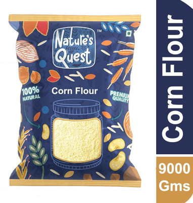 Nature’s Quest Corn Flour 9000gms | Makka | Maize atta | Corn Powder | Makki Atta | Maize Flour(9 kg)