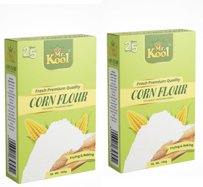 Mr.Kool Corn Flour 100Gm X 2 Pack(0.1 kg, Pack of 2)