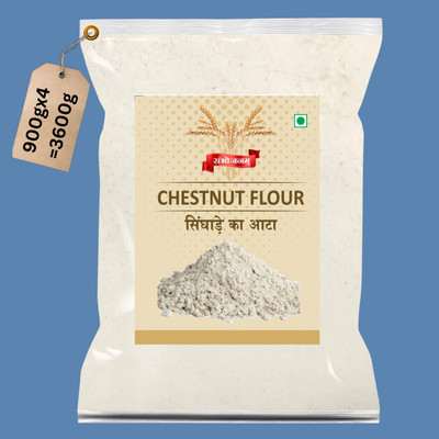 Sambhojanam Singhara Atta/ Water Chestnut Flour(3.6 kg, Pack of 4)