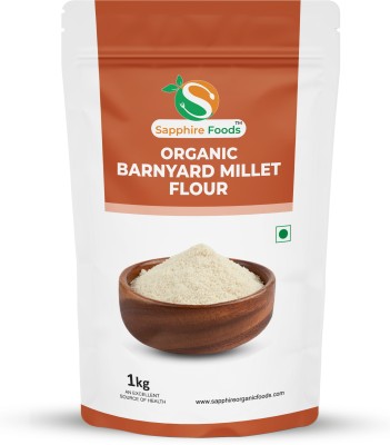 Sapphire Foods Organic Healthy & Natural Barnyard Millet Flour / Bajra Atta(1 kg)