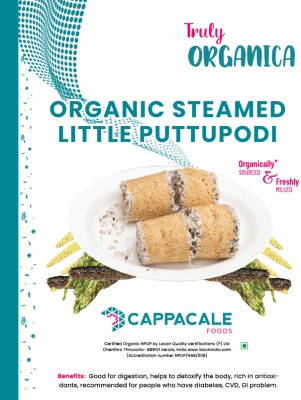 CAPPACALE FOODS Organic Steamed Little Puttupodi Powder(500 g)