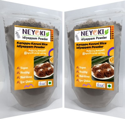 NEYOKI Karuppu Kavuni/ Black Rice idiyappam Powder 1kg /idiyappam Mix(1 kg, Pack of 2)