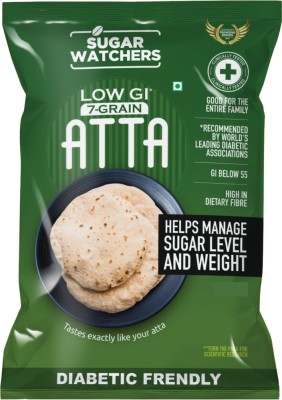 SUGAR WATCHERS Low GI 7-Grain Atta, Diabetic Friendly Atta, Multigrain Atta(1 kg)