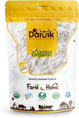 DAIVIK ORGANIC WHITE JOWAR ATTA/SOREGHUM/CHOLA MAAVU-500g(0.5 kg)