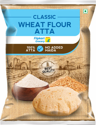 Classic Wheat Flour Atta by Flipkart Grocery(10 kg)