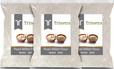 Trinetra Best Quality Bajra Atta (Pearl Millet Flour)-500gm (Pack Of 3)(1.5 kg, Pack of 3)