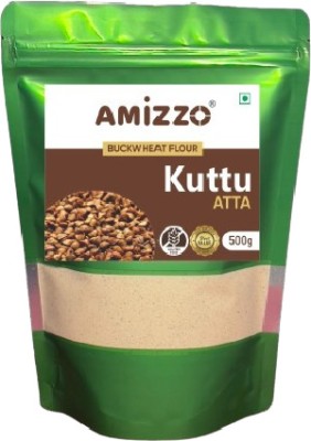 Amizzo Buckwheat Flour (Kuttu Giri/Kutu ka Atta)-Gluten-Free, High-Protein & Nutritious(500 g)