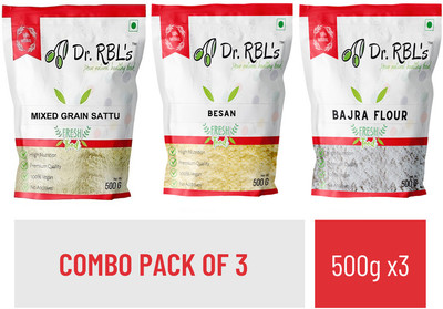 Dr. RBL's Mixed Grain Sattu Besan Bajra FLour(1.5 kg)