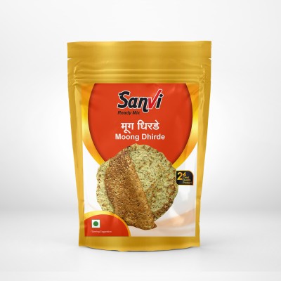 sanvi ready mix Moong Dhirade peeth | Instant Mix Flour(0.2 kg)