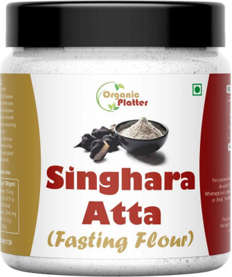 Organic Platter Singhara Atta For Fasting| Water Chestnut Flour |Singoda Aatta| Singhare ka Atta(0.4 kg)
