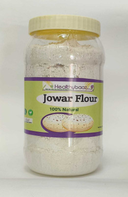 Healthybaaz Jowar Flour 900g Gluten-Free, Rich in fibre(900 g)