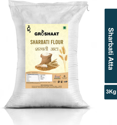 Groshaat Mp Sharbati Wheat Flour 3Kg Pack(3 kg)