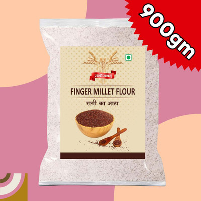 Sambhojanam Best Quality Ragi Atta/Finger Millet Flour 900 gm(0.9 kg)