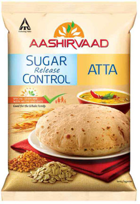 AASHIRVAAD Sugar Release Control Atta | Low in GI, Great in Taste |(1 kg)