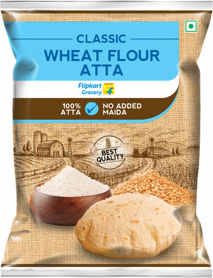 Classic Wheat Flour Atta by Flipkart Grocery(5 kg)