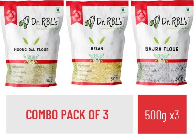 Dr. RBL's Moong Dal Flour Besan Bajra FLour(1.5 kg)