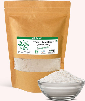 Pure Tree Certified Organic Emmer Wheat Flour | Khapli Wheat Flour | Gehu ka Aata(1800 g)