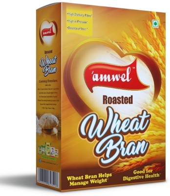 Amwel Roasted Wheat Bran Box | High Fiber Dietary Food | Use in Salad,Shakes,Curry(0.5 kg)