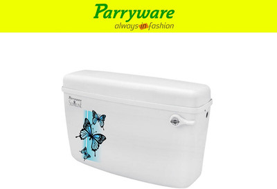 Parryware Glamour economy Single Flush Cistern set of 1 pic 180 Side Handle Flush Tank(White 10 L)