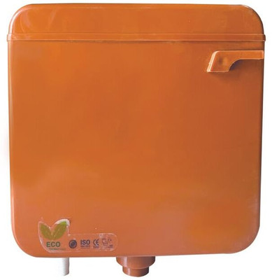 HARDSTONE Flushing Tank And Air Freshener with Complete Set Side Handle Flush Tank(AQUA RED BROWN 8 L)