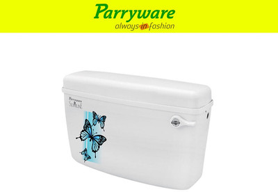 Parryware Glamour economy Single Flush Cistern set of 1 pic 181 Side Handle Flush Tank(White 10 L)
