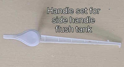 Waterfun wf side handle set Side Handle Flush Tank(White 10 L)