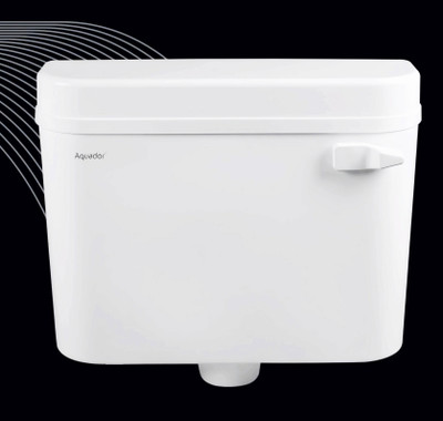 AQUADOR 11 Side Handle Flush Tank(White 8 L)