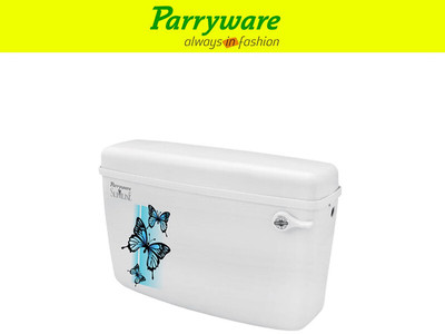 Parryware Glamour economy Single Flush Cistern set of 1 pic 022 Side Handle Flush Tank(White 10 L)
