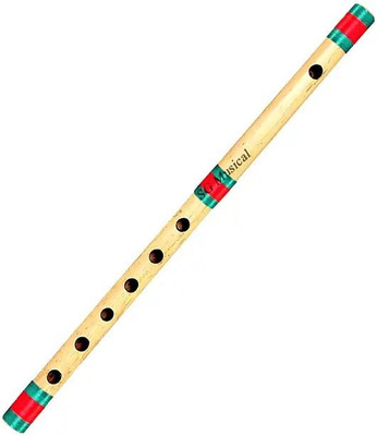 Fateh Musical Instrument Bansuri Handmade Bamboo Flute C Scale Bamboo Flute(43 cm)