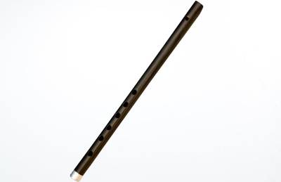 Gold Rush B Scale PVC Black Flute 14 inch Size 37 Cm Length With Carry Bag PVC Flute