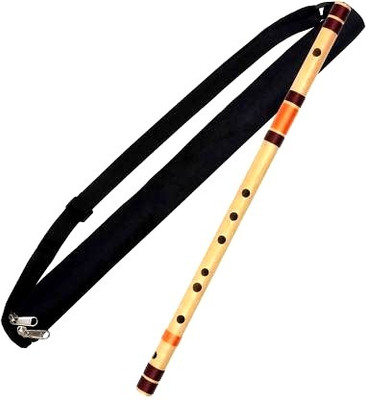 SG MUSICAL A SHARP Scale Natural Bamboo Flute Carry Bag Bamboo Flute(40 cm)