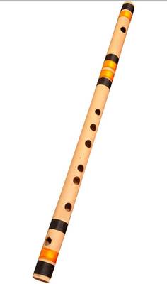 IBDA Flute scale c sharp for professional / learner / beginner bamboo bansuri 19 inch Bamboo Flute