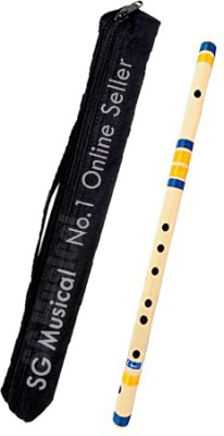 SG MUSICAL Professional Flutes C Sharp Base With Bag Bamboo Flute Bamboo Flute(40 cm)