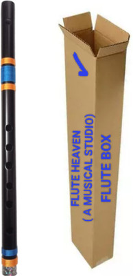 HEAVEN Flute B Scale Beautiful PVC Straight Bansuri 14 inch For Beginners PVC Flute(37 cm)