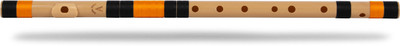 Radhe Flutes PVC Fiber A Natural Bansuri Base Octave Right Handed PVC Flute(59.5 cm)