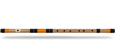 Radhe Flutes PVC Fiber D Sharp Bansuri Double Base Octave Left Handed 31 inches PVC Flute(78 cm)