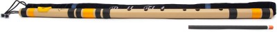 Radhe Flutes F Sharp Base Octave LEFT Hand With VELVET COVER PVC Flute(70.5 cm)