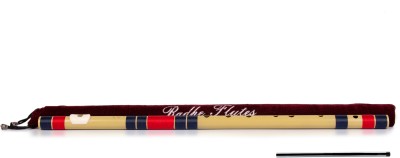 Radhe Flutes G Natural Base Right Hand With Velvet Cover PVC Dark Blue & Red PVC Flute(68 cm)